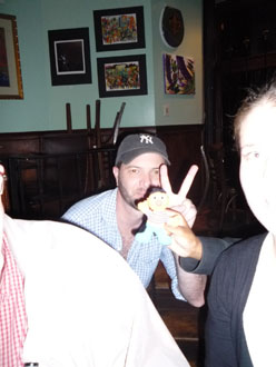 Ernie celebrating Tonys 41st bday.