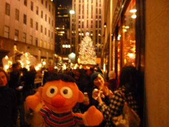 Ernie at Rockefeller Center