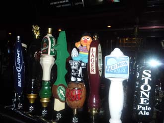 Ernie playing on the taps at White Star
