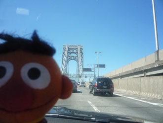 Ernie on the way home