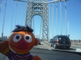 Ernie on the way home