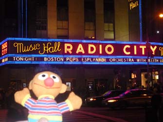 Ernie  after the concert at Radio City